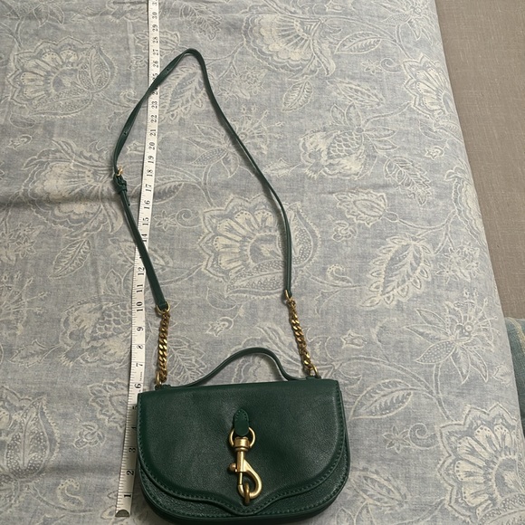 Rebecca Minkoff Megan Half Moon Emerald green crossbody. Rare and gorgeous. - Picture 11 of 11